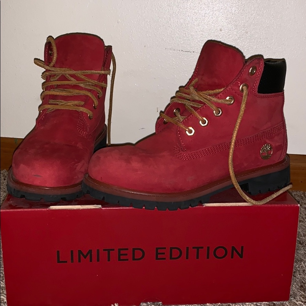 Red and Black Limited Edition Timbs